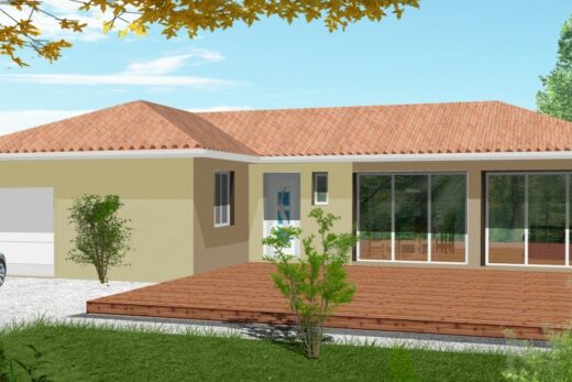 BELLE VILLA 3 FACES PLAIN PIED A CANOHES