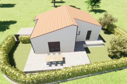 CABESTANY VILLA PLAIN PIED 3 FACES