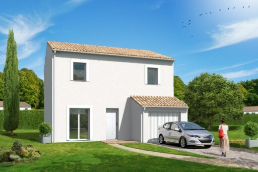 JOLIE VILLA ETAGE 80 M²   +  JARDIN