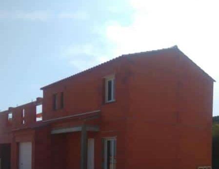 VILLA ETAGE GROS OEUVRE + TERRAIN