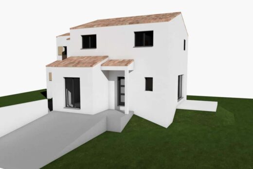 Villa à étage 90m² à THEZA sur magnifique parcelle