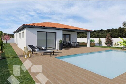 VOTRE VILLA CONTEMPORAINE EN 4 FACES  A RODES