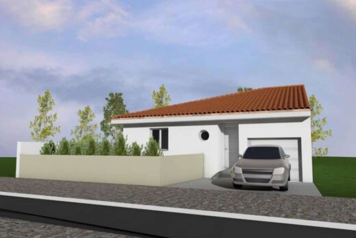 VILLA PLAIN PIED 3 FACES PRADES