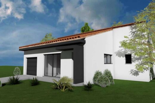 VILLA CONTEMPORAINE A PONTEILLA