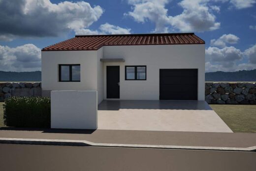 VOTRE VILLA  PLAIN PIED + GRAND JARDIN A VINCA