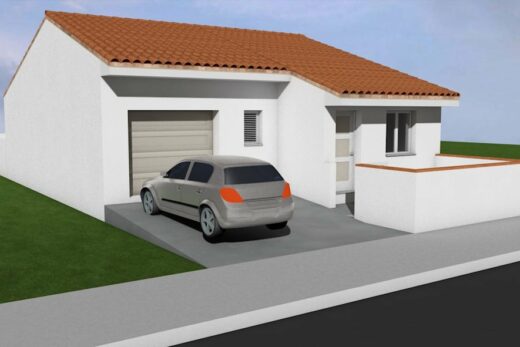 VILLA NEUVE 3 CHAMBRES A VILLEMOLAQUE